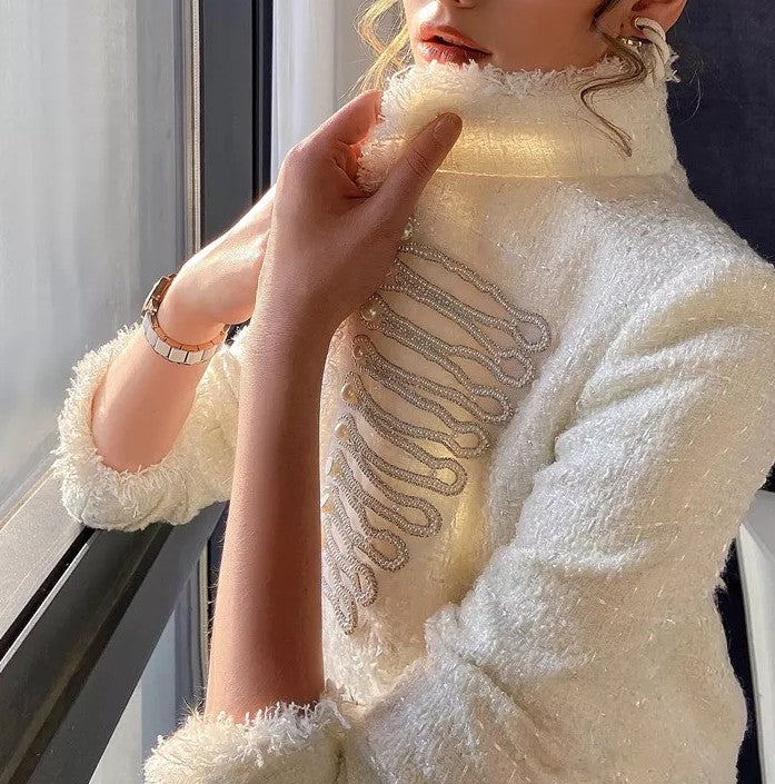 Tasia Italian Tweed Coat