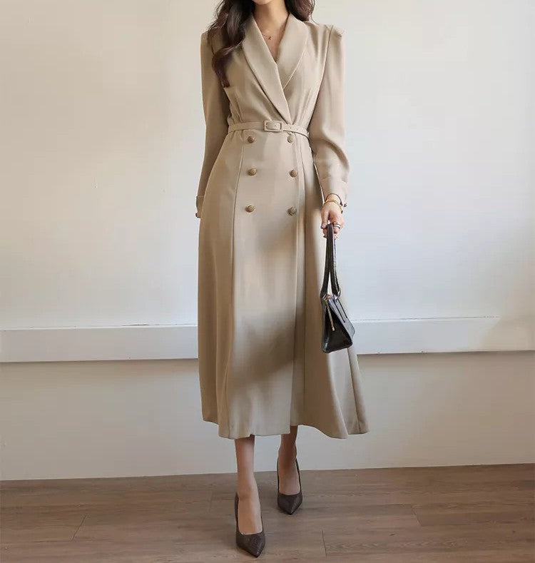 Lina Trench Dress – Belle Muse