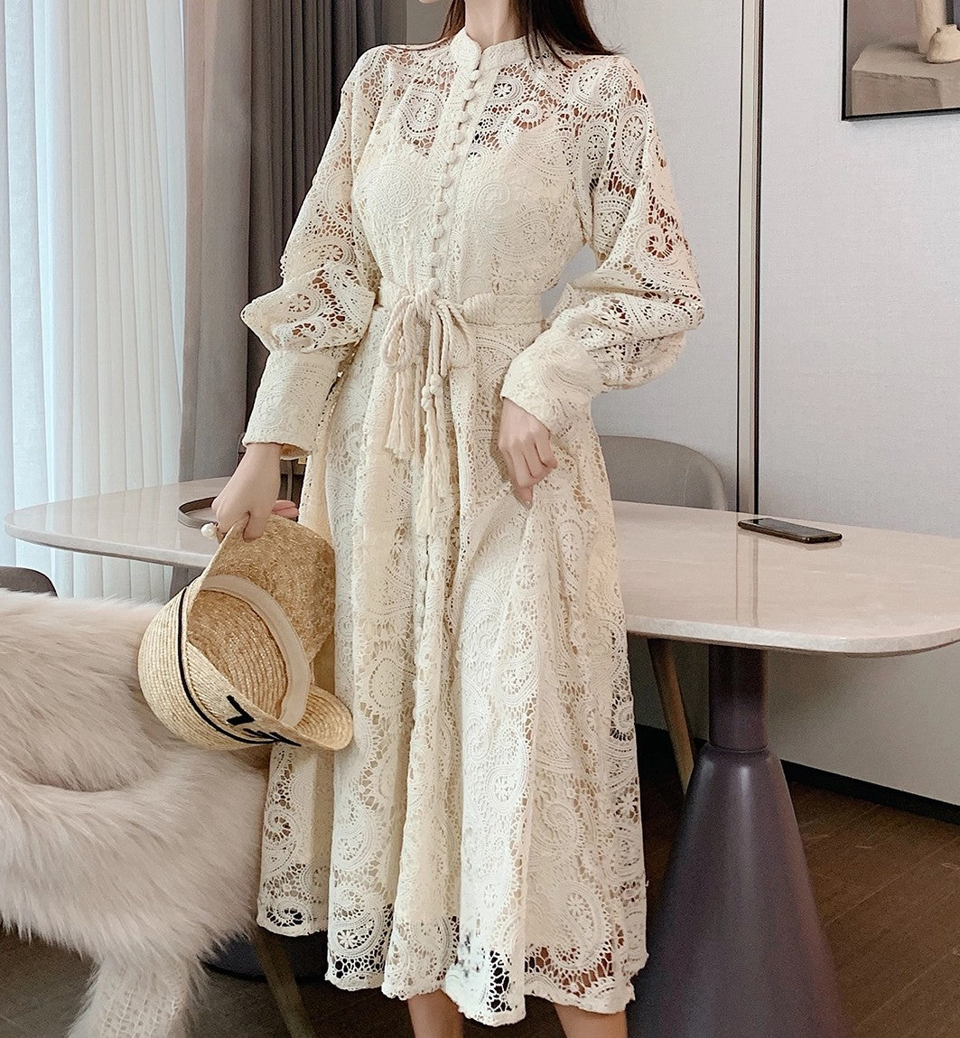 Marigold Vintage Embroidered Dress