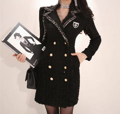 Sabrina Tweed Coat Dress