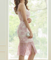 Paulina French Lace Dress