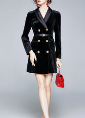 Matriarch Velvet Coat Dress