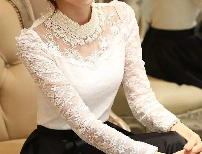 Baby Pearl Vintage Lace Blouse