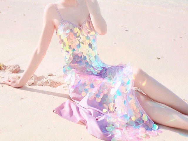 muse sequin dress Lilac Coast Muse Sequin Strappy Embellished Midi Dress