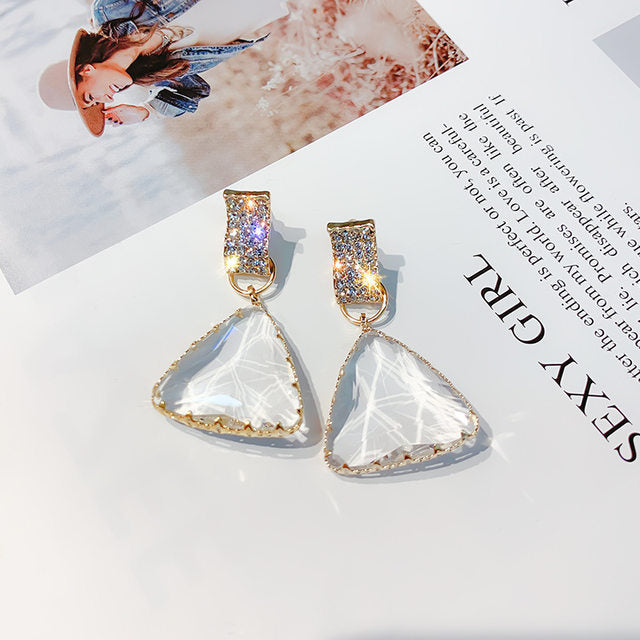 Trinity Crystal Earrings