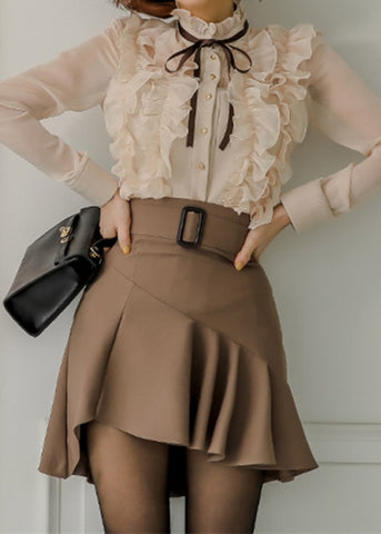 Donna Velvet Skirt