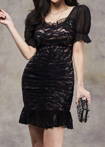 Black Beauty Lace Dress