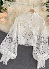 Lily of the Valley Blouse White