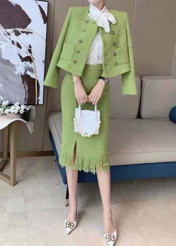 Dominique Tweed Dress and Coat Set