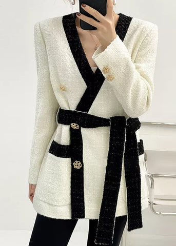 Angelina Italian Tweed Coat