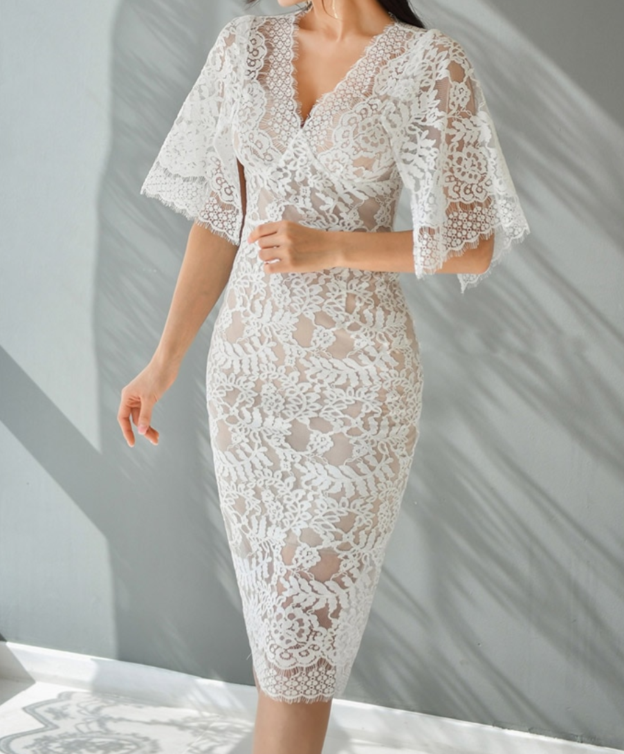 Ciara Italian Lace Dress