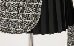 Milani Tweed Pleated Coat
