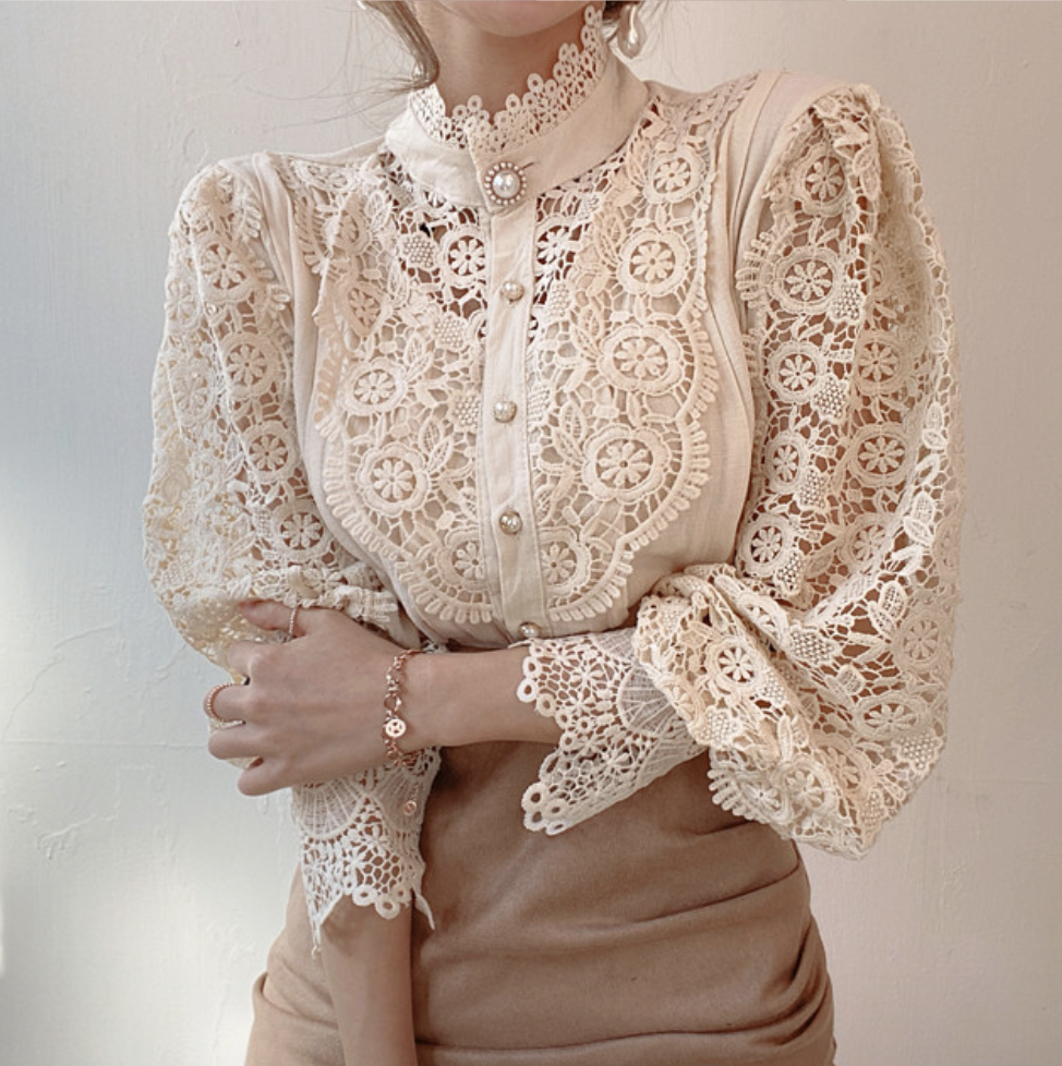 Lace blouse 2024